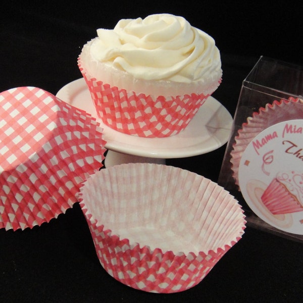 Red Cupcake Liners Etsy