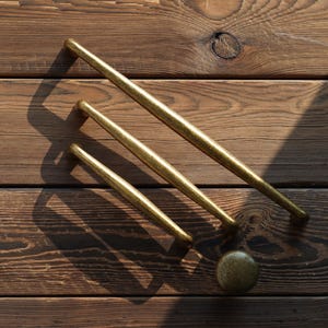 Antique Brass Drawer Pulls: Retro Kitchen Cabinet Handles , Retro Aged Knobs Handle