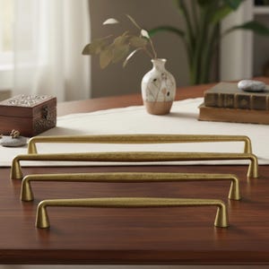 Antique Brass Drawer Pulls: Retro Kitchen Cabinet Handles