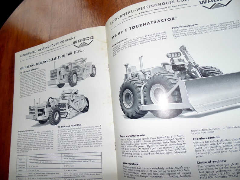Equipment Catalog Construction Machinery Wabco Catalogue Etsy
