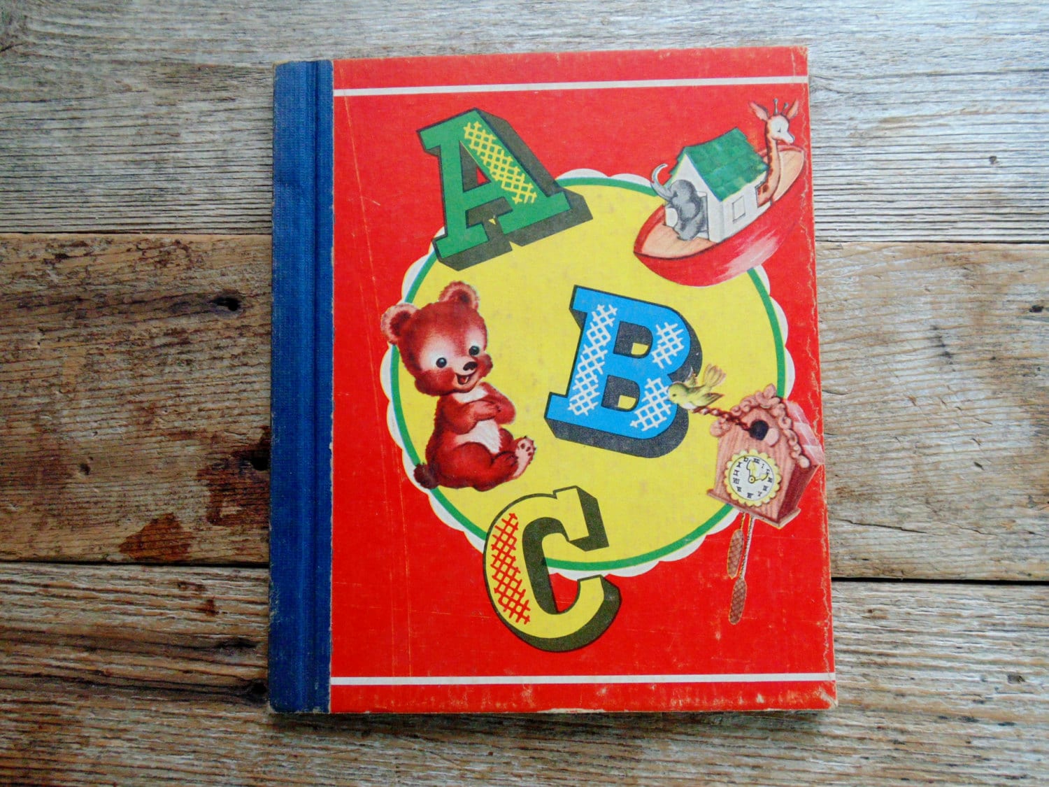 ABC An Alphabet Book vintage 1940s childrens book Samuel Lowe | Etsy