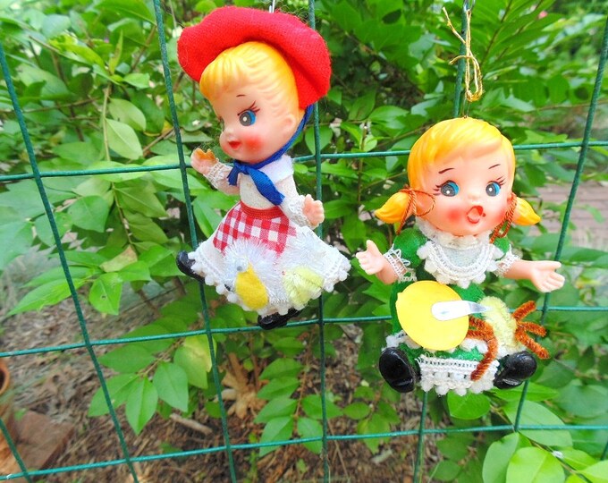 Mother Goose. 1960s. Nursery Rhyme. Ornaments. Little Miss Etsy