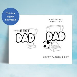 Draw & Write About Dad/Grandpa/Papa and Granddad – Printable Father’s Day Activity Book for Kids