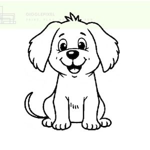 Puppy Coloring Pages for Kids: Fun Dog Breeds (Digital Download)