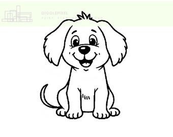 Puppy Coloring Pages for Kids: Fun Dog Breeds (Digital Download)