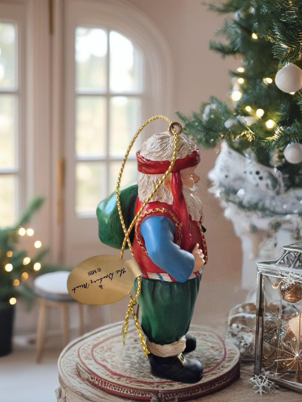 Danbury Mint Santa Claus Around the World Ornament Turkey