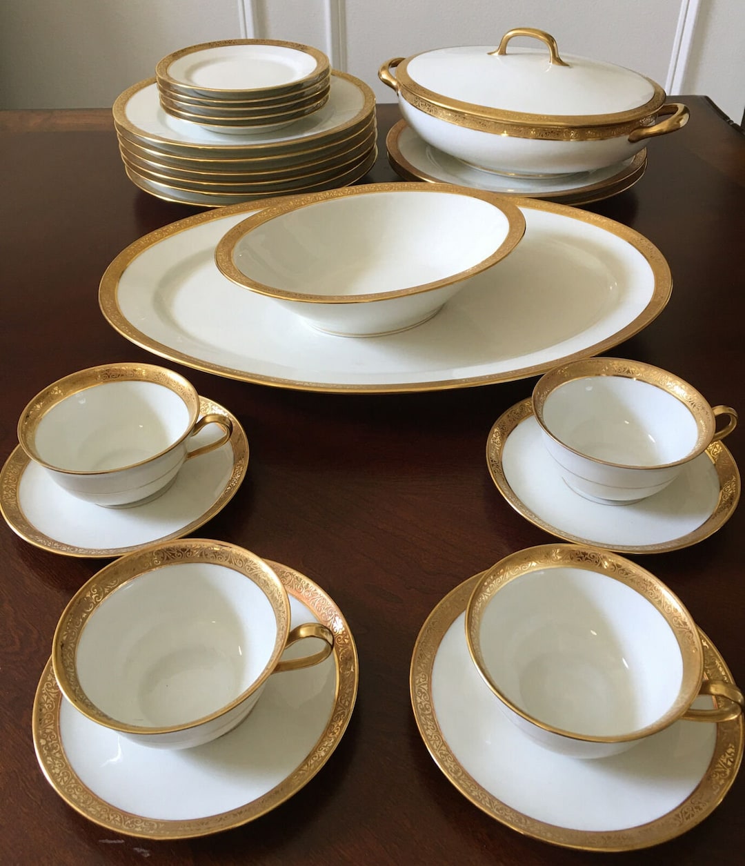 Antique Limoges B&C France Porcelaine Ha Balleroy Freres 25