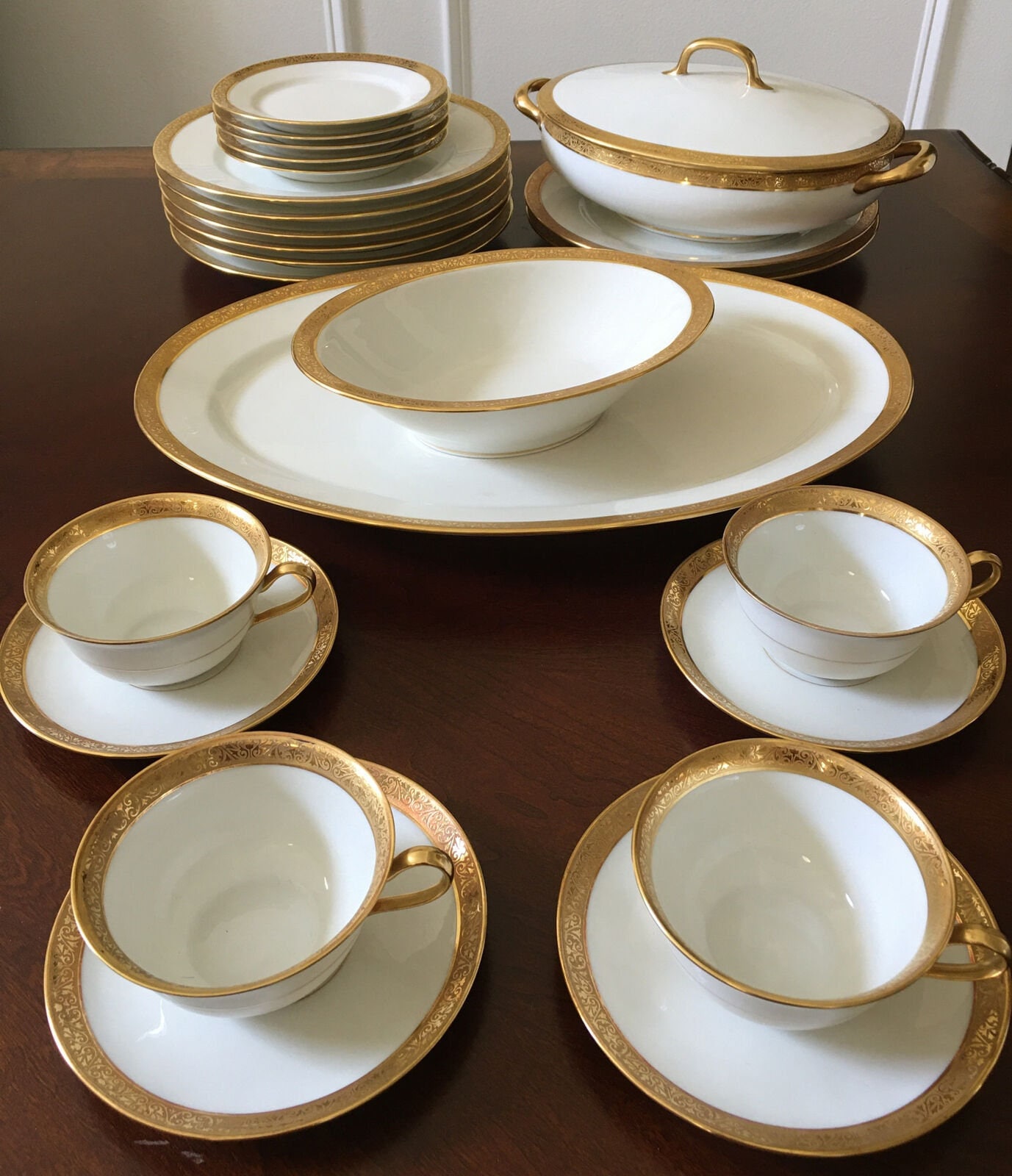 Antique Limoges B&C France Porcelaine Ha Balleroy Freres 25