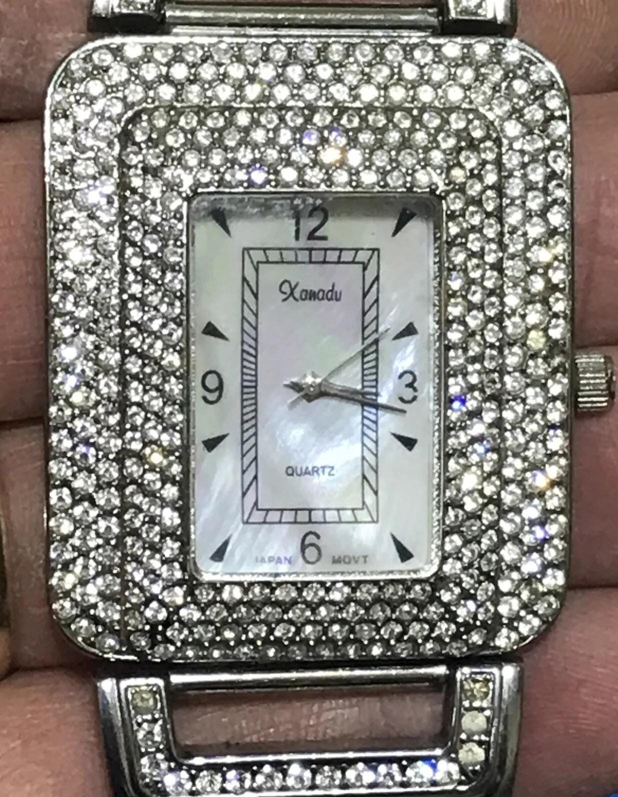 XANADU Quartz Men Watch 39MM Mother of Pearl Dial Japan Movement Crystal Band Etsy UK