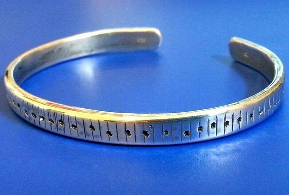 Sterling Silver Bracelet Marked 925 Beautiful Han… - image 7