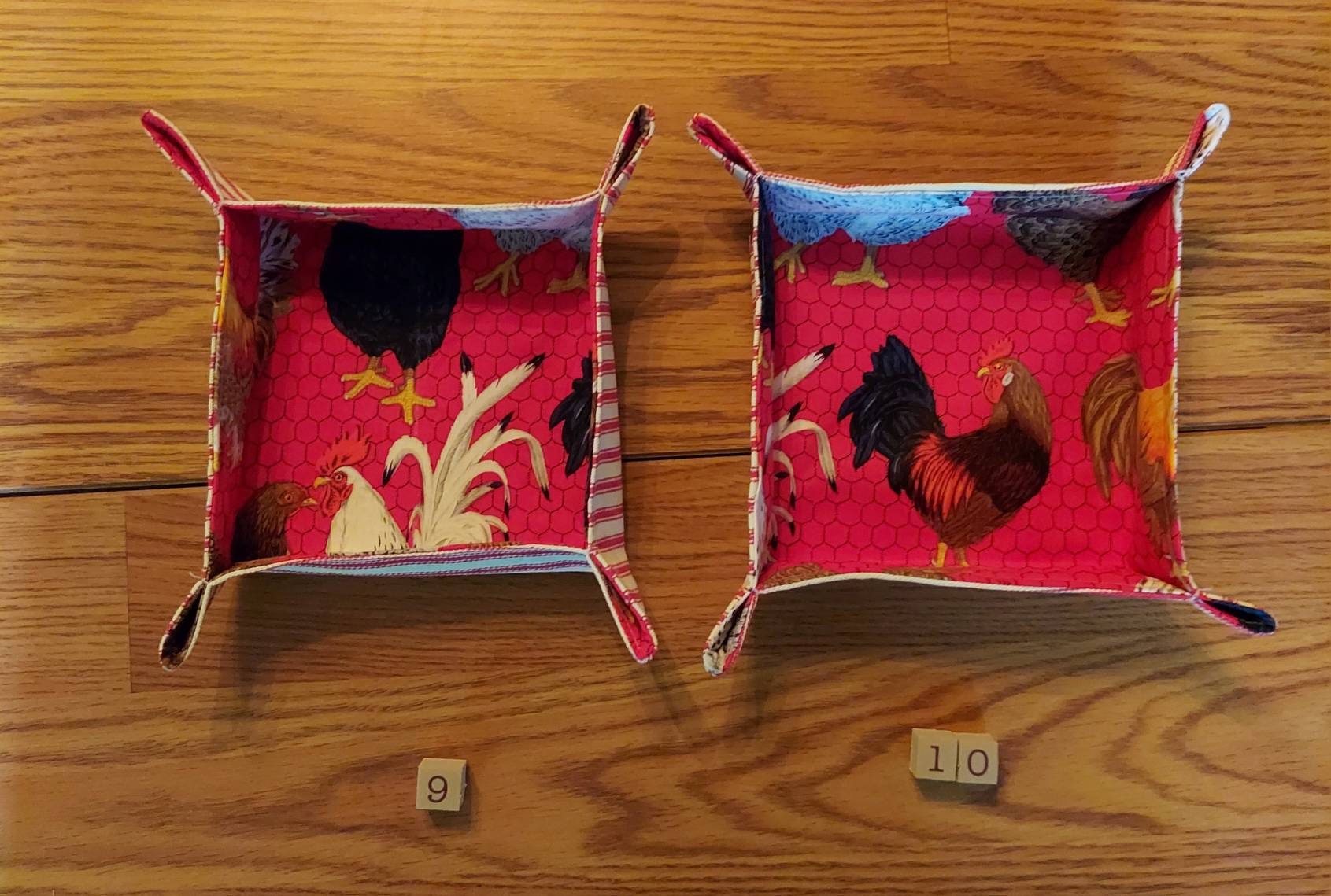 Fabric Travel Tray, Farmhouse Fabric Tray, Multi Use Fabric Tray, Valet