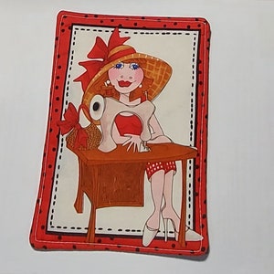 Mug rug, Sew creative Mug rug, Cotton coaster, Quilted mug rug, Christmas gift