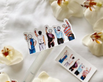 SHINee 5 Group Encore KPOP Stickers journal, laptop, notebook scrapbook water bottle sticker (Final run of design)