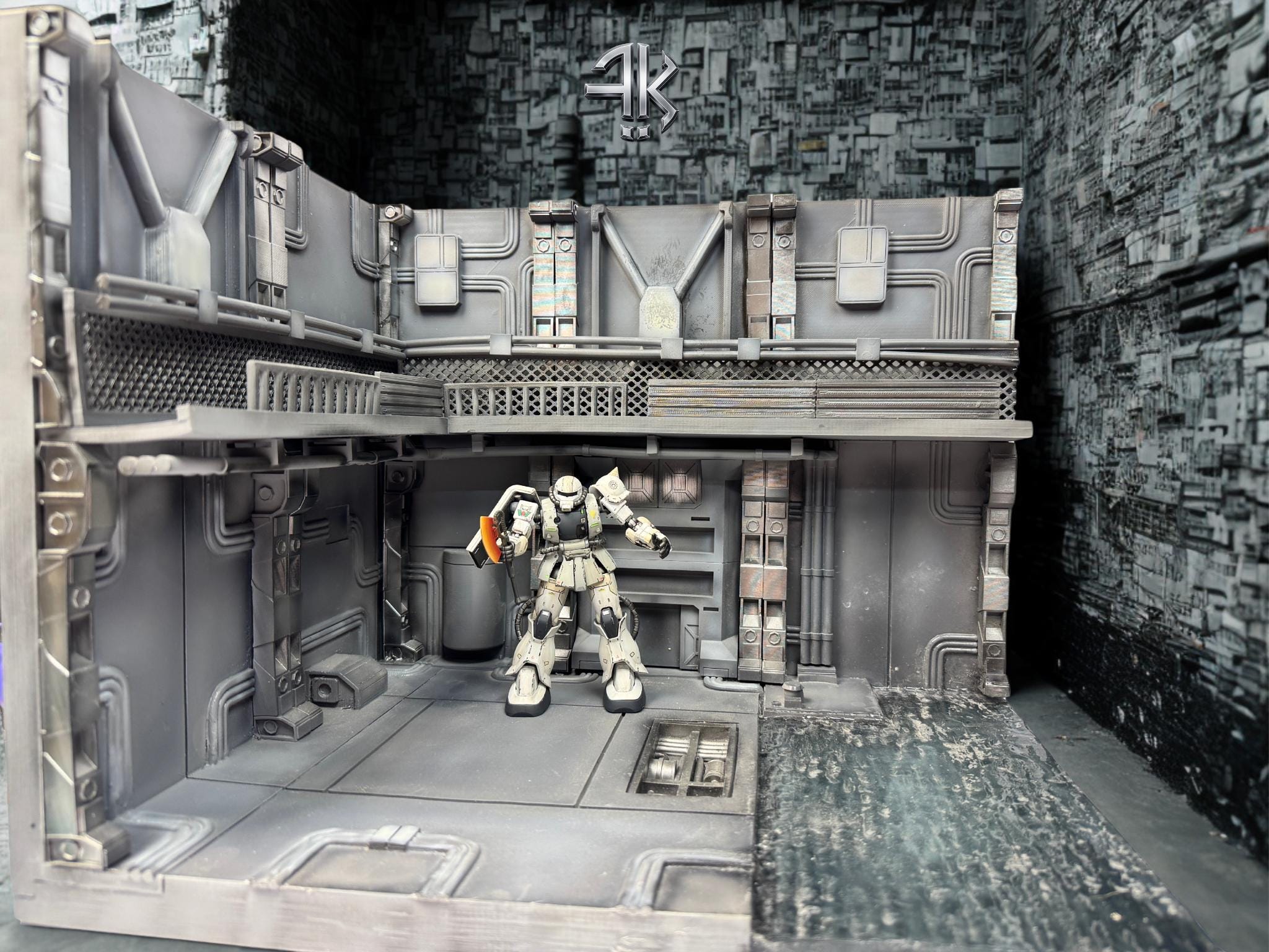 Gundam Army Base Diorama: Large Resin Scene for HG/MG Models - Etsy