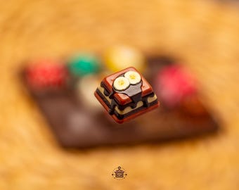 手描きデザートキーキャップ – ミニチュアフードデスクデコレーション