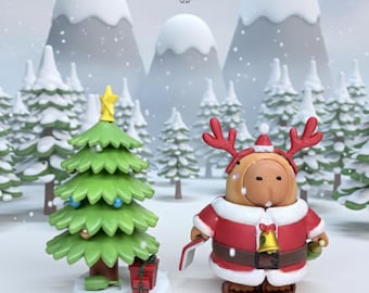 Saigon Christmas Capybara Collectible | Vietnam Holiday Resin Figure