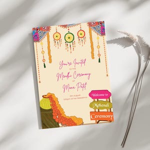 Henna Party Invitation– Editable Digital Invite – Instant Download #H1