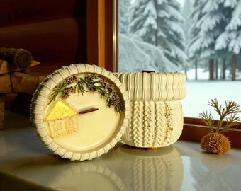 Handmade Holiday Aroma Candle – Limited Winter Edition