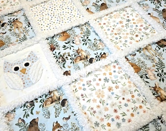 Owl Baby Rag Quilt Pattern PDF: DIY Nursery Applique Tutorial (Digital Download)