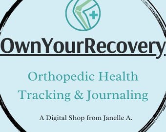 Basic Surgery Recovery Bundle | 3 Printable Trackers | Digital Download