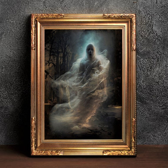 Signed Ghost Giclee Print: Spooky Victorian Gothic Wall Art - Etsy
