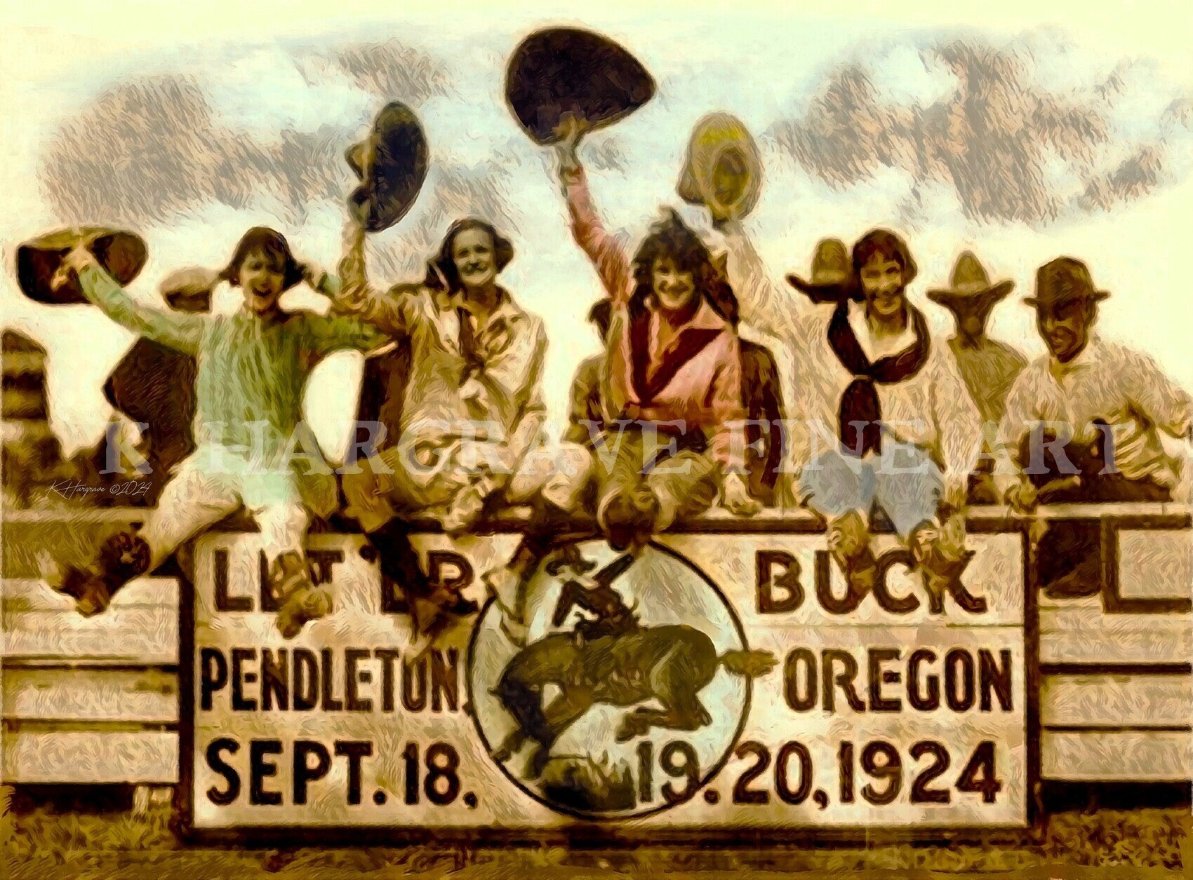 ペンドルトン PENDLETON ROUND-UP ビンテージ看板 ペンドルトン PENDLETON ROUND-UP ビンテージ看板
