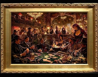 Impresión artística de ilustración histórica única firmada por el artista.