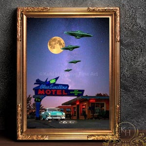アート・デザイン・音楽 It's All Good Hardcover (2006) First Route 66 Centennial Blue Swallow Motel Flying Saucers Collectible