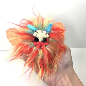 Peluche de polilla brillante - Mini mariposa insecto peluche juguete pequeño lepidóptero naranja polilla - LISTO PARA ENVIAR - Animal de peluche kawaii