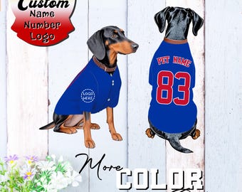 Custom Pet Baseball Jersey, Personalized Dog Cat Sport Shirt