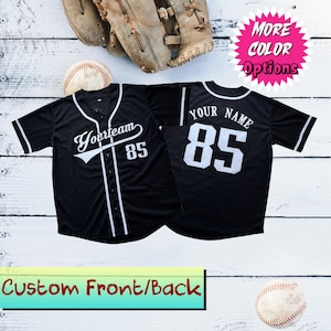 Personalized Baseball Jersey Shirts, Custom Name Number Sports Uniform Jersey, Custom Name Shirt For Adult Kid Youth Gift Ideas