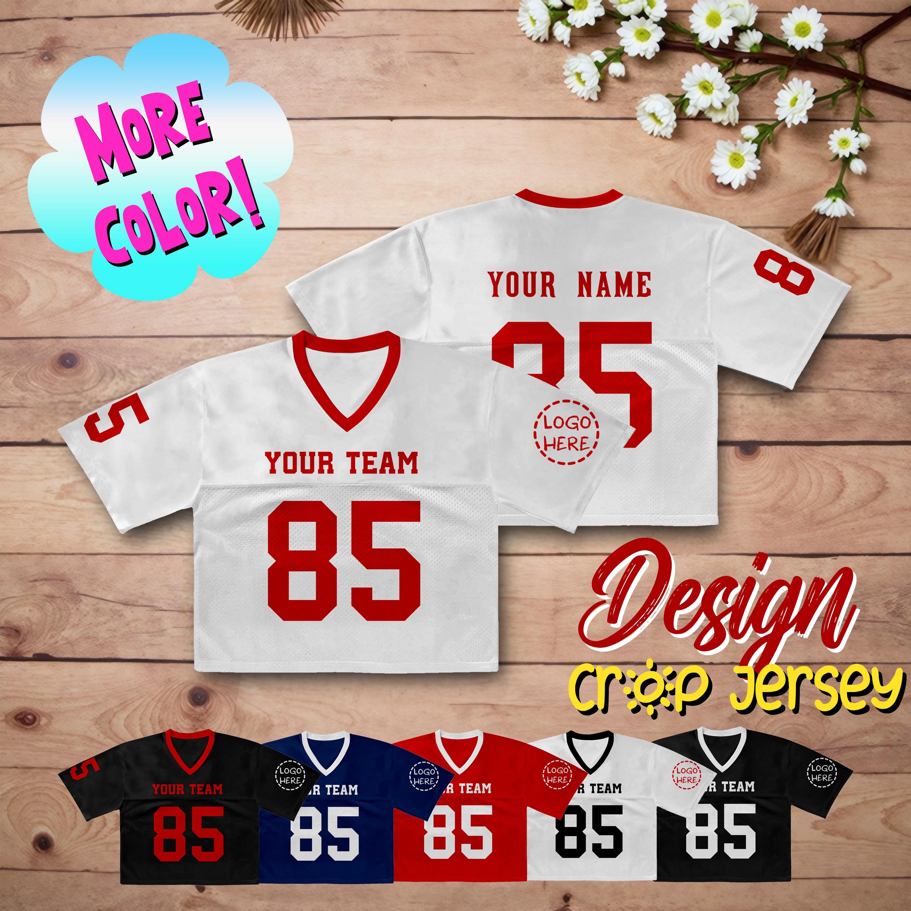 Jersey Number Crop Top - Etsy