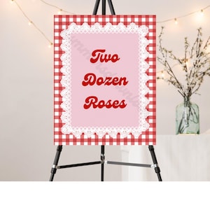 Two Dozen Roses birthday party decor