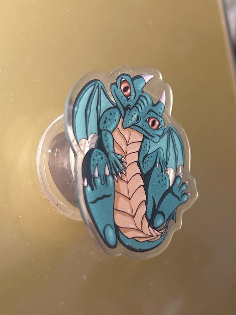 Baby Dragon Acrylic Phone Grip image 1