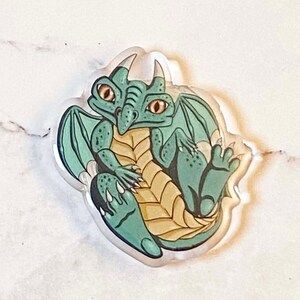 Baby Dragon Acrylic Phone Grip image 2