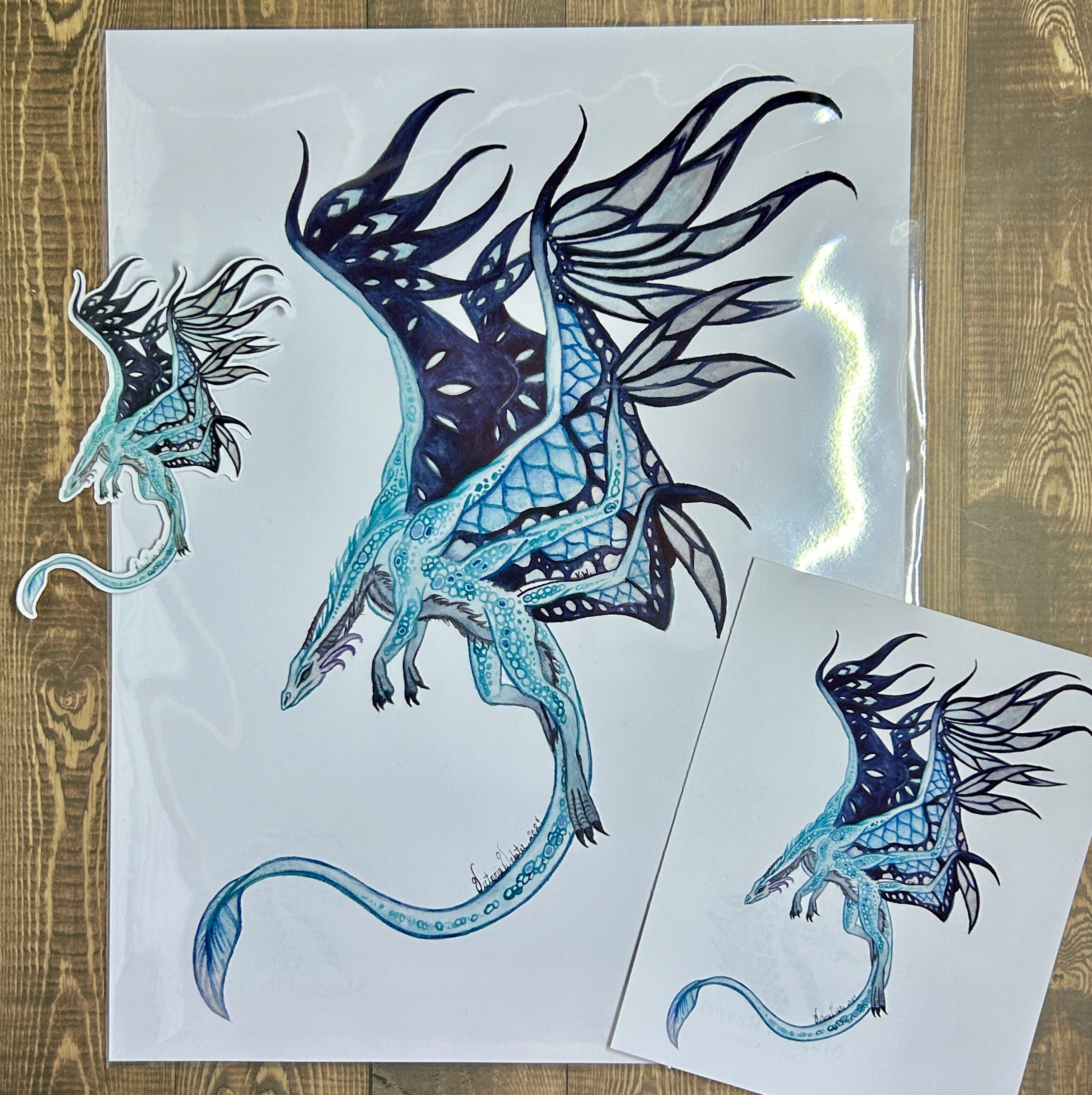 Dvalin Dragon Fan Art Print - Etsy