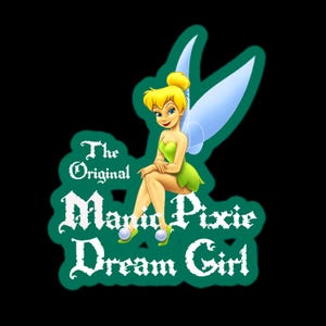 Tinkerbell Disney Sticker, Tinkerbell Peter Pan Sticker, Tinkerbell Magic Kingdom Sticker, Tinkerbell Manic Pixie Dream Girl Sticker