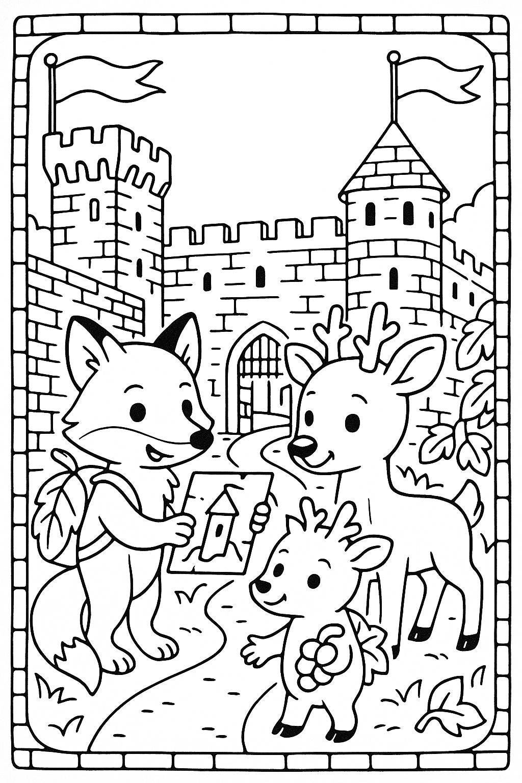 Romanian Castles & Palaces Coloring Pages for Kids | 25 Printable ...
