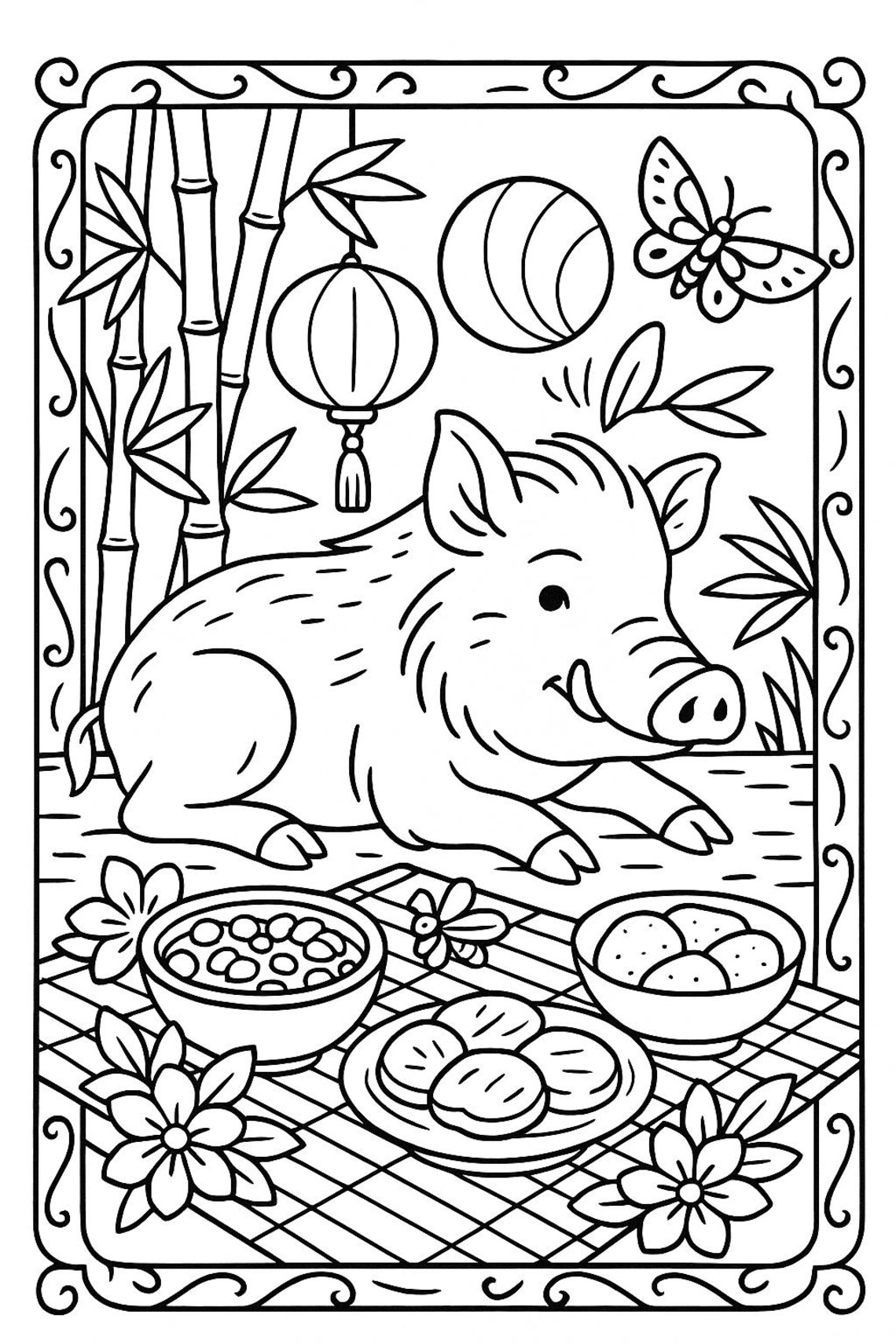 South Korea Coloring Pages: Korean Culture, Animals (digital Download 8 ...