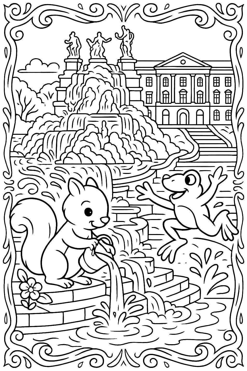 Italian Castles & Palaces Coloring Pages for Kids | 25 Printable Sheets ...