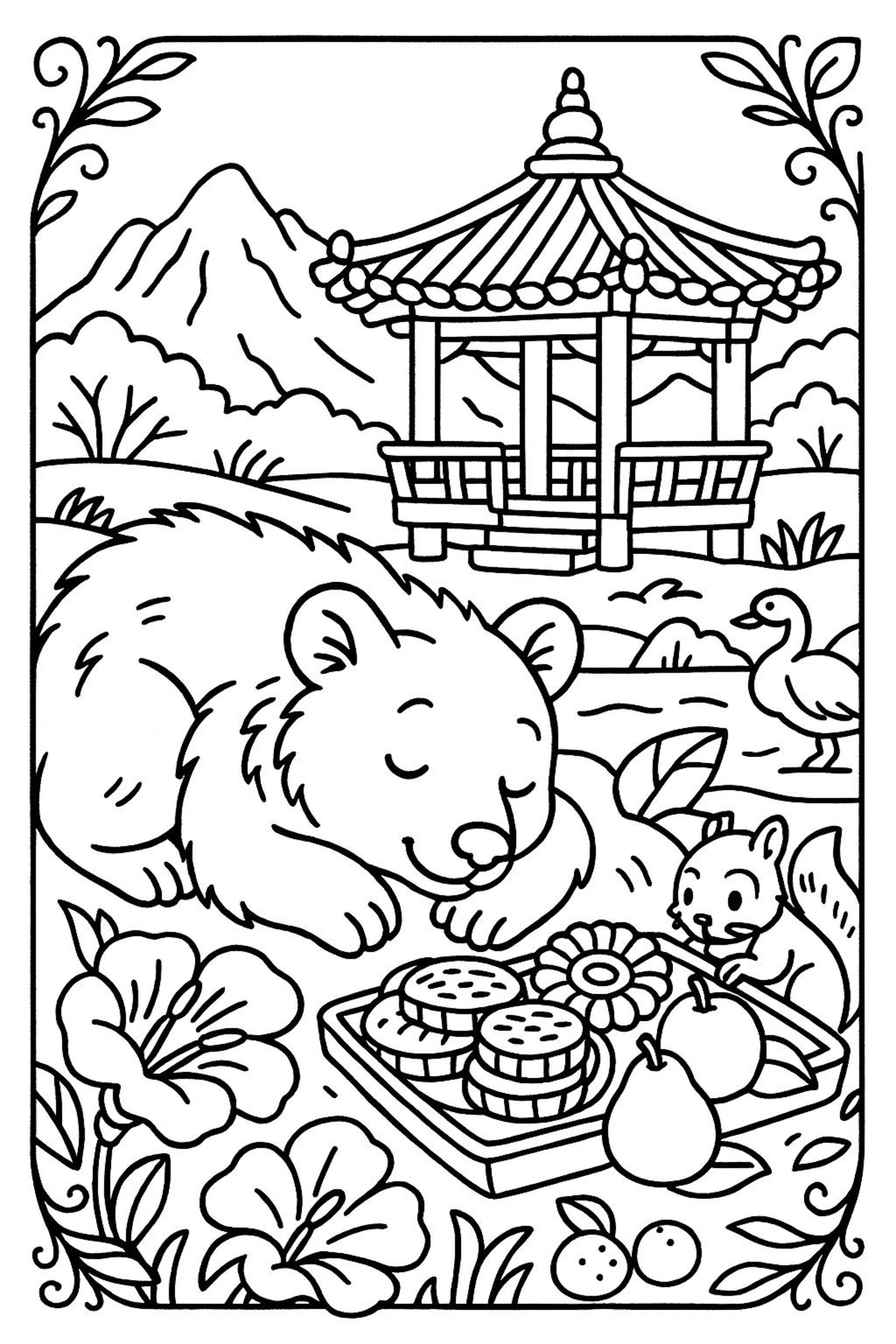 South Korea Coloring Pages: Korean Culture, Animals (digital Download 8 ...