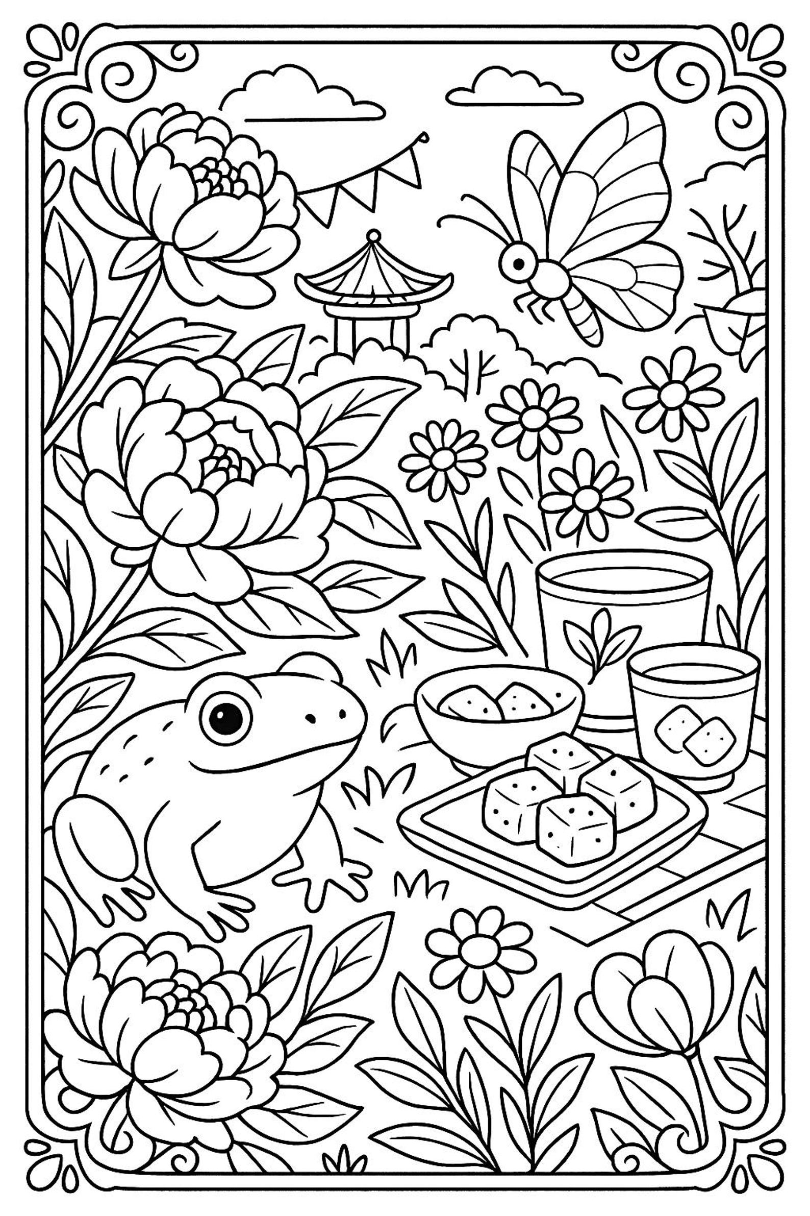 South Korea Coloring Pages: Korean Culture, Animals (digital Download 8 ...