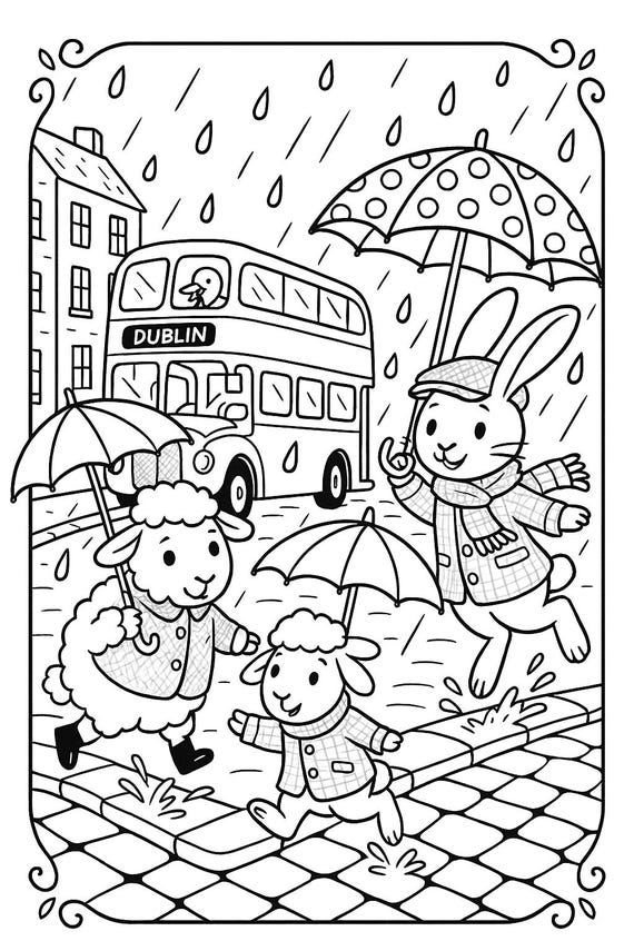 Ireland Coloring Pages For Kids