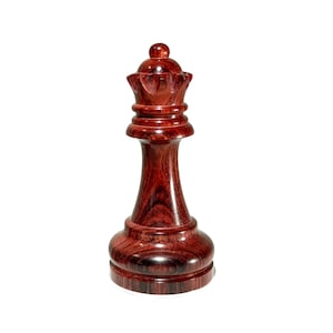 Queen Chess Piece Custom Engraved