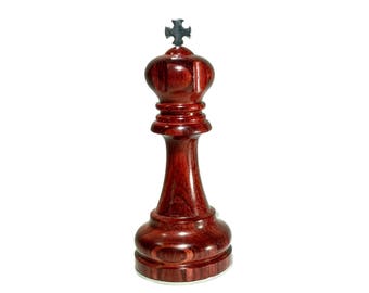 King Chess Piece Custom Engraved