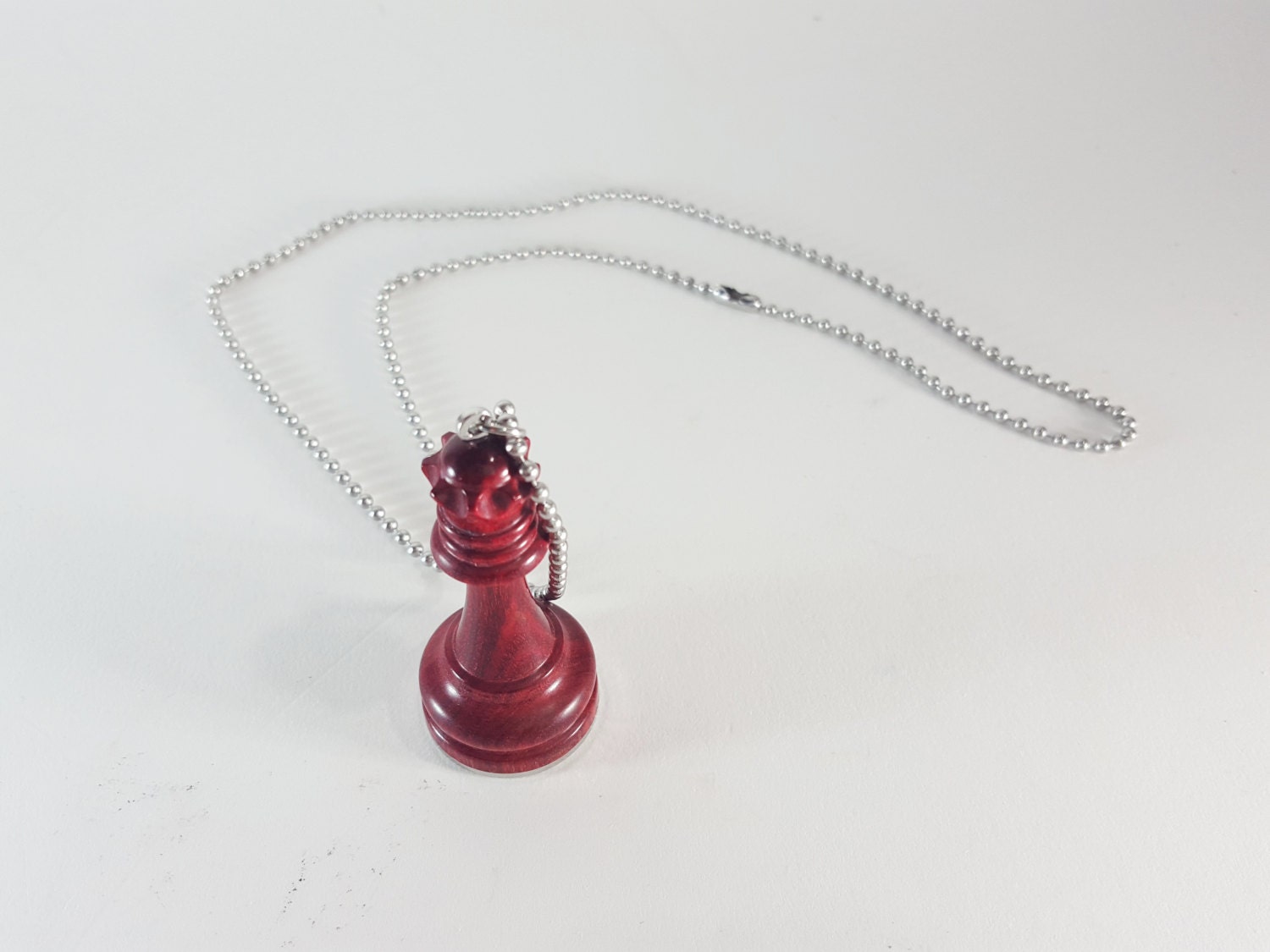 Custom Engraved King or Queen Chess Piece Necklace Etsy