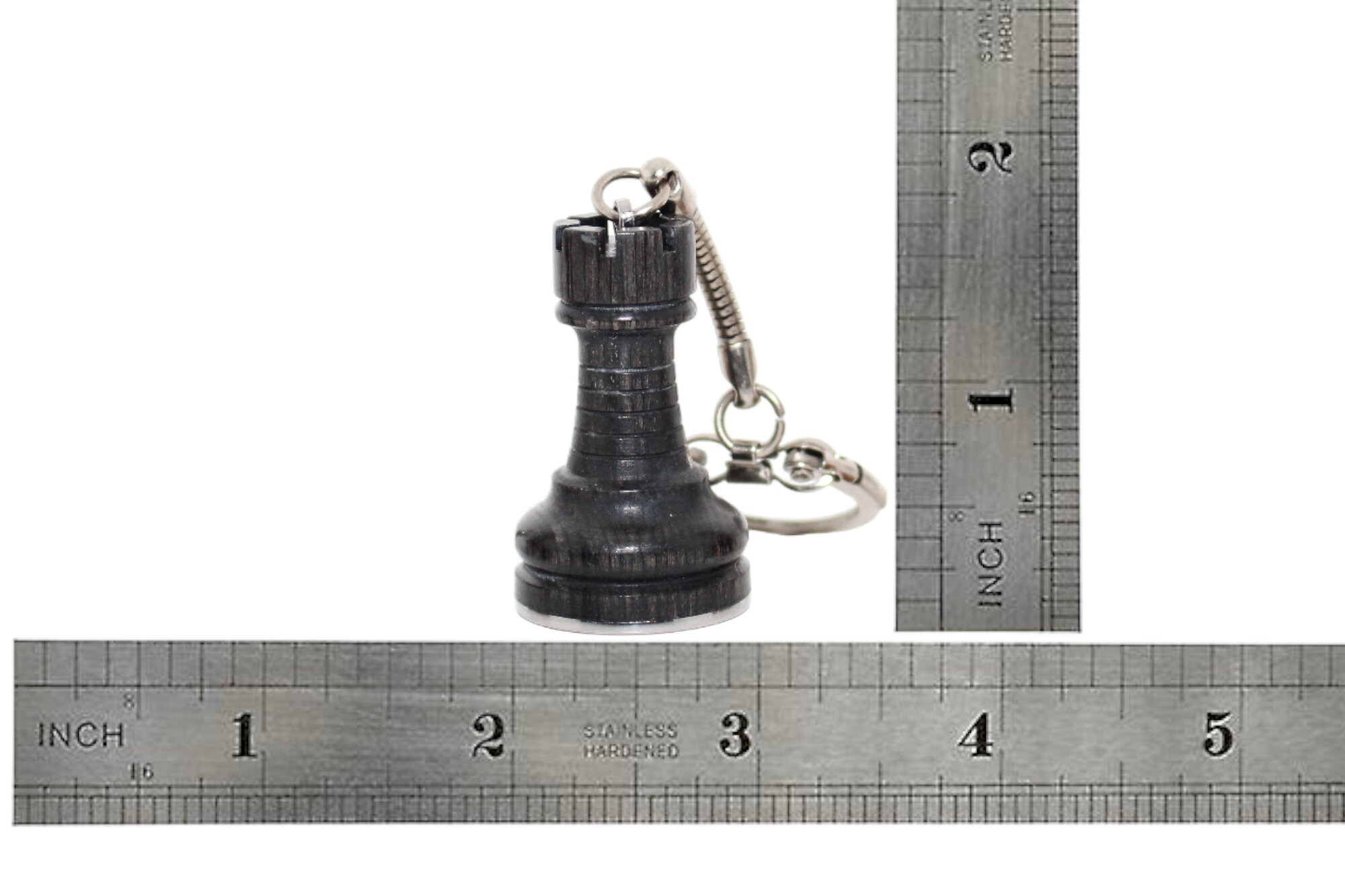 Custom Engraved Rook Chess Piece Keychain - Etsy