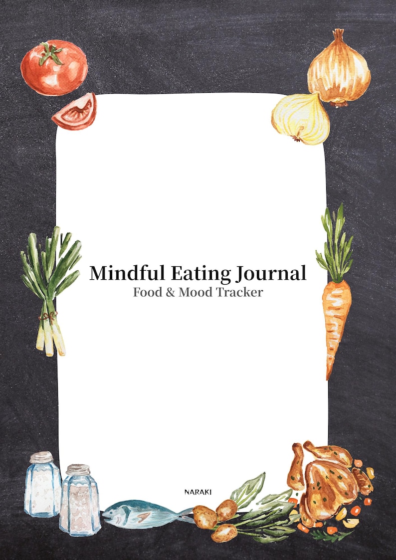 Mindful Eating Journal: Food & Mood Tracker (printable PDF) - Etsy