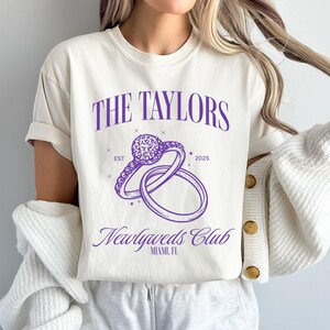 Newlyweds Shirts, Custom Name Honeymoon Tshirt, Just Married Comfort Colors Shirts, Mr and Mrs Tees, Honeymoon Club Shirts, Couple Tee, A103