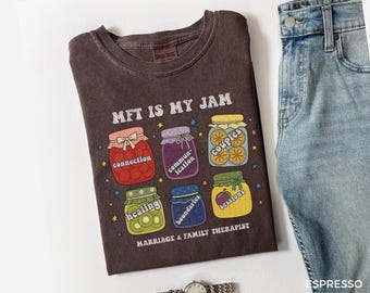 MFT ist mein Jam Shirt, Ehe Familien Therapeut T-Shirt, Therapeut Geschenk T-Shirt, lustiges Familien Ratgeber Shirt, Therapie Wertschätzung Shirt, A155